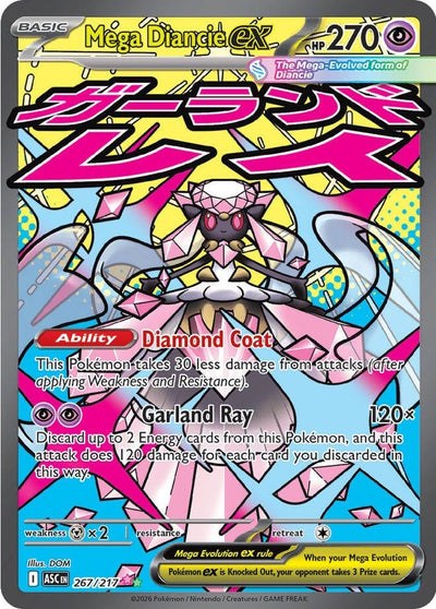 Méga-Diancie-ex 267 · MAR Ascended Heroes