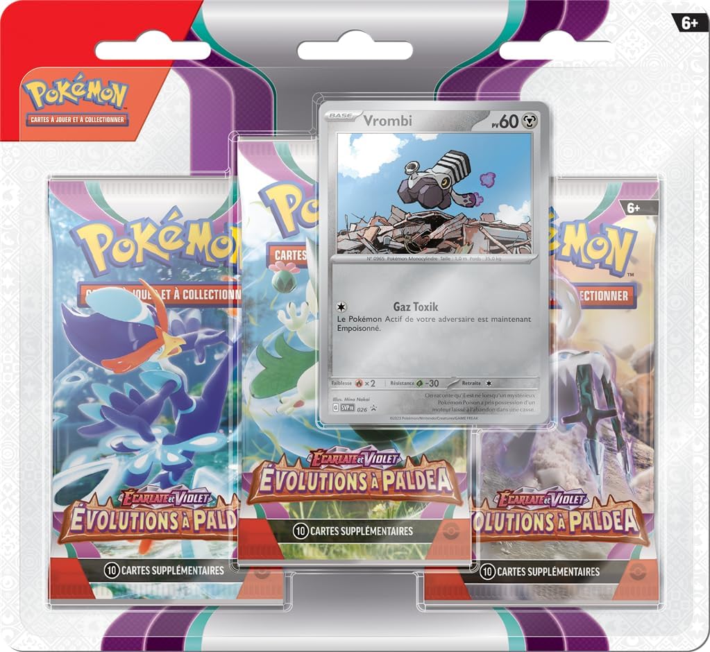 Pokémon Tripack - Evolution in Paldea - EV02 - French