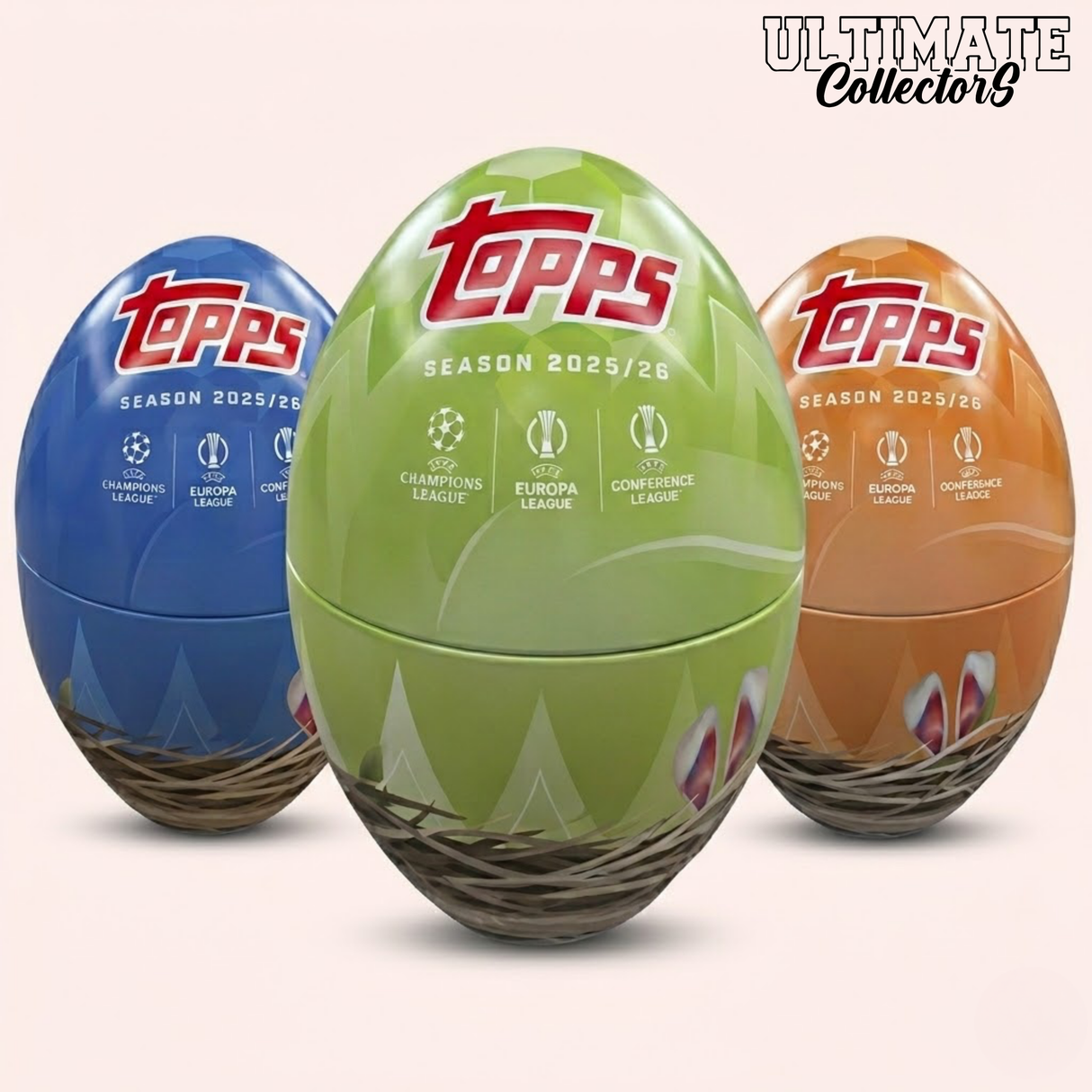 Topps UEFA Club Competitions Season 2025/26 - UCC Spring Egg Tin Collector